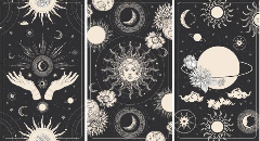 Les nœuds lunaires en maison : votre mission karmique détaillée