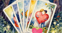 Tarot et amour : interpréter les sentiments dans un tirage