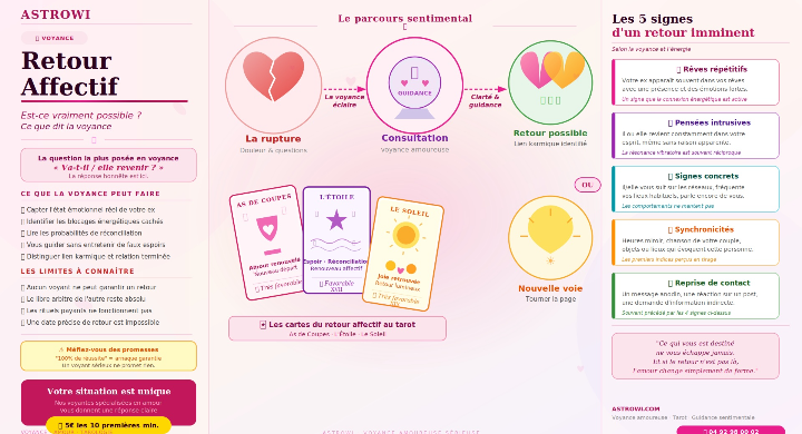 Retour affectif : est-ce vraiment possible ? Ce que dit la voyance