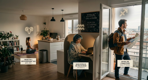 Les signes qui ont le plus besoin d'indépendance dans leur colocation ou coliving.