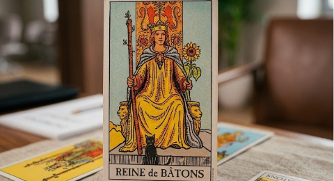 Reine de Bâtons / confiance en soi entretien